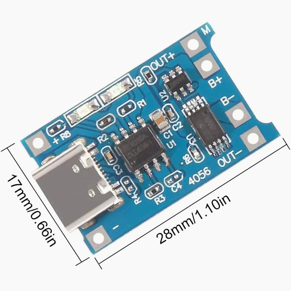 Tp4056 Module - 10/20개 5V 1A 18650 리튬 배터리