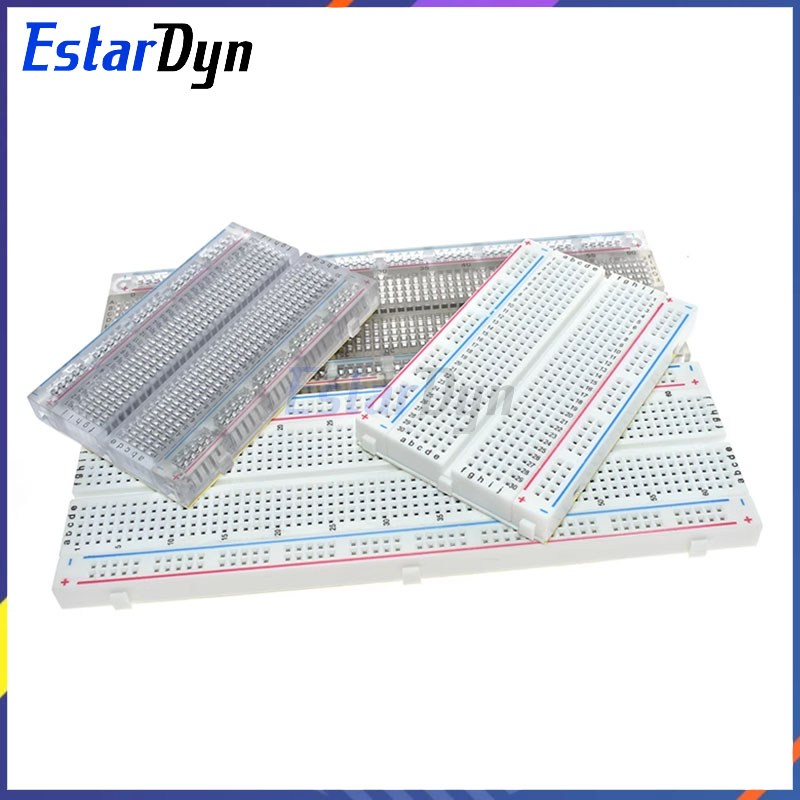 Breadboard 400 Point - Estardyn MB102 솔더리스 브레드보드 830/400 홀