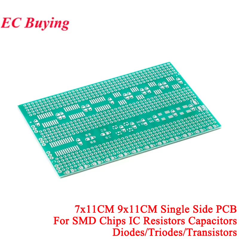Pcb Prototyping Board - 7x11cm 9x11CM IC 저항 커패시터 다이오드/삼극관/트랜지스터