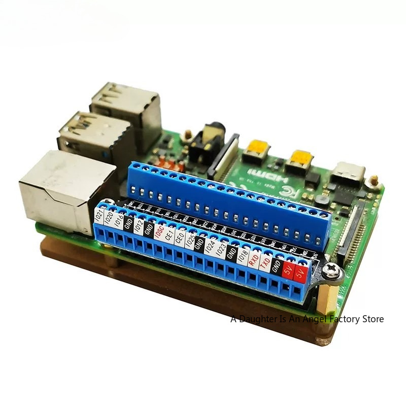 Screw Terminal Block - GPIO 나사 단자 확장 보드용, 4B/3B+용