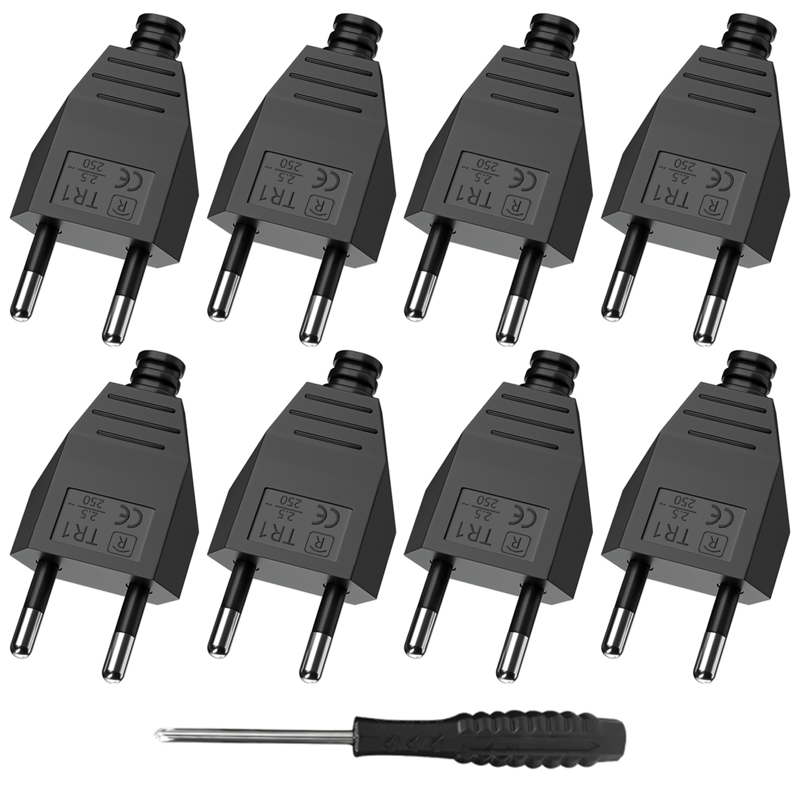 Ipex Connector - 4/6/8개 EU 플러그 어댑터 남성 여성