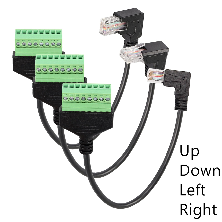 Screw Terminal Block - Rj45-나사 고정 터미널 블록 8p 커넥터