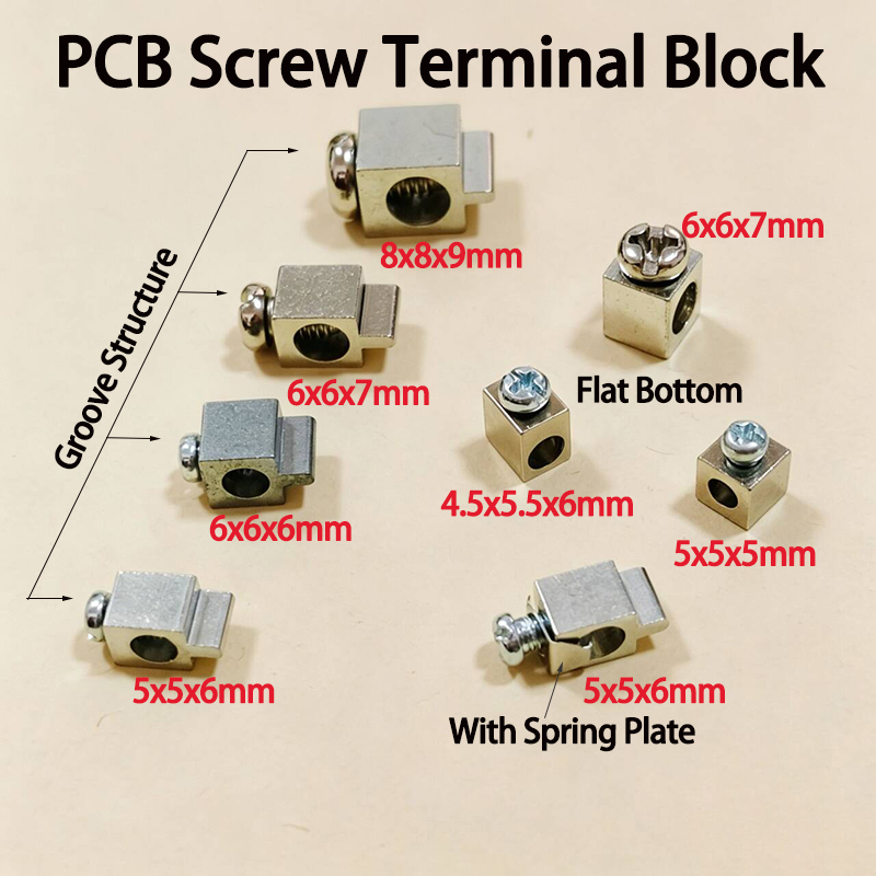 Screw Terminal Block - 10/20PCS PCB 나사 터미널 블록 사각형