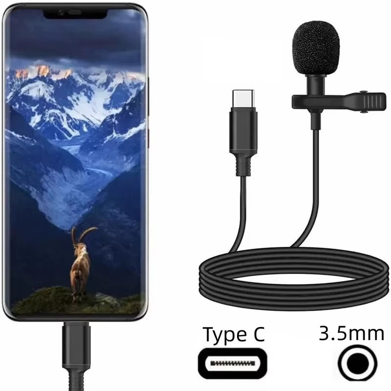 Usb C Cable - 1-5개 휴대용 USB 미니 라발리에 마이크