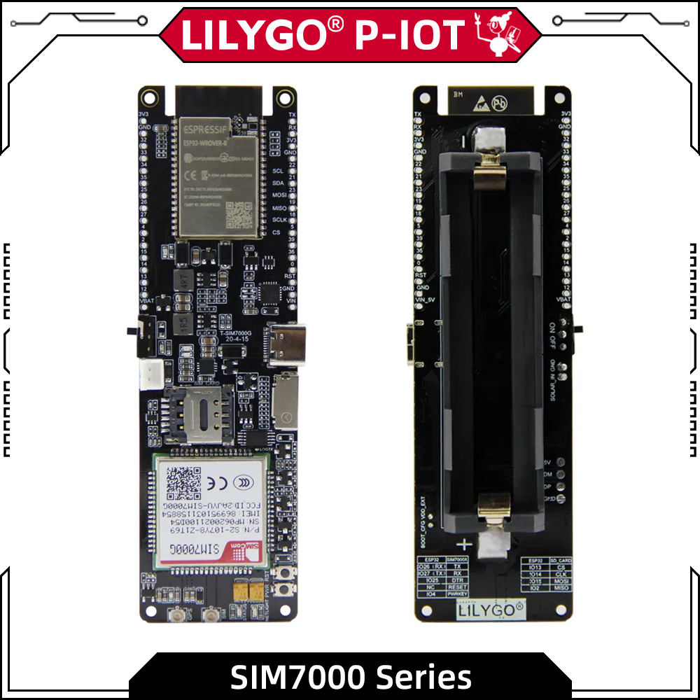 Esp32 Battery Holder Lipo - LILYGO® TTGO T-SIM7000G ESP32 SIM 개발