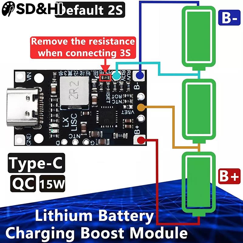 LiPo 폴리머 리튬 이온 배터리 충전 모듈, C타입, - Li Ion Charger Module 리뷰 및 가격