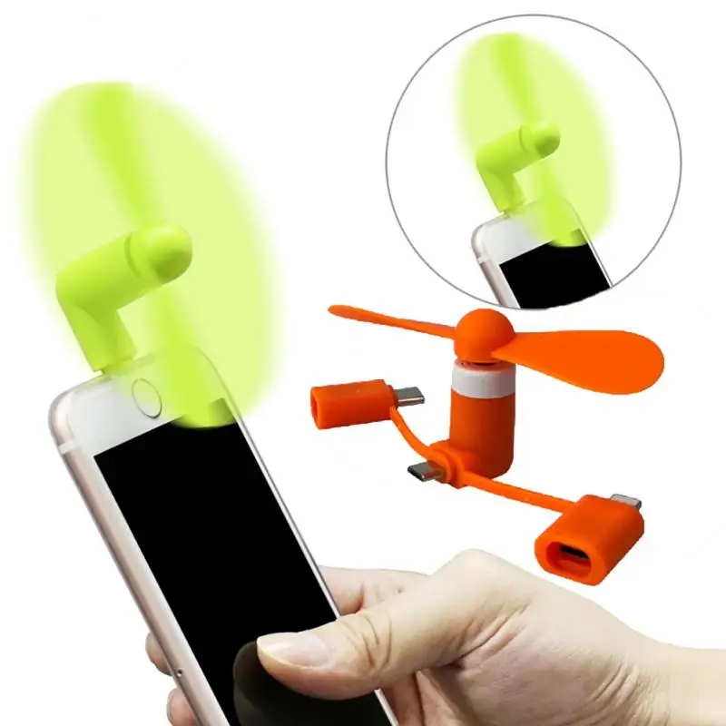 3 in 1 USB 전원 공급 휴대폰 팬 (아이폰, 아 - Micro Usb Cable 리뷰 및 가격