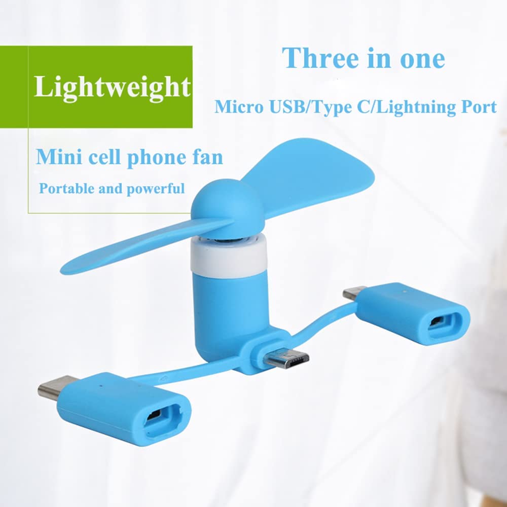 3 in 1 USB 전원 공급 휴대폰 팬 (아이폰, 아 - Micro Usb Cable 리뷰 및 가격
