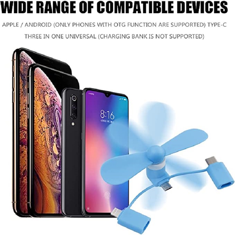 3 in 1 USB 전원 공급 휴대폰 팬 (아이폰, 아 - Micro Usb Cable 리뷰 및 가격