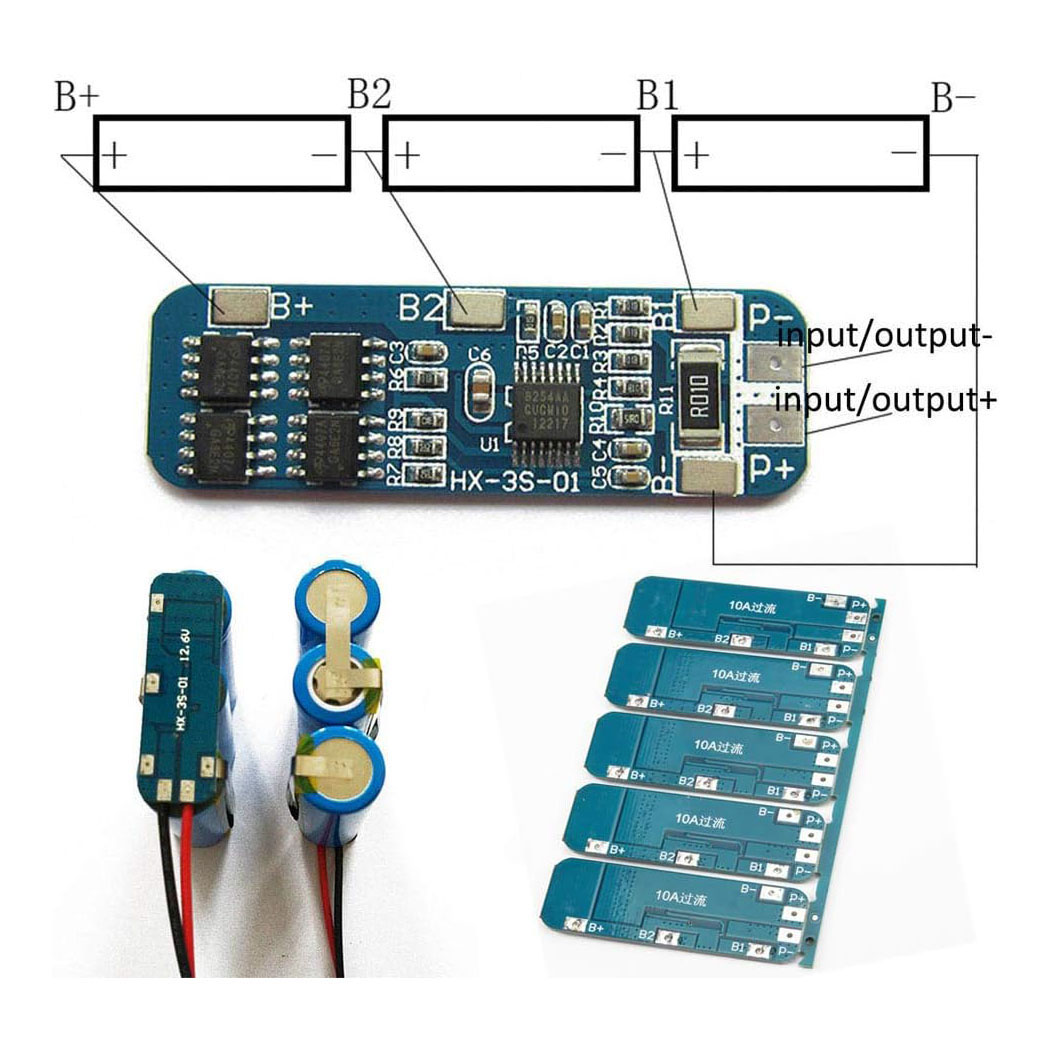 3S 12V 10A 18650 리튬 배터리 보호 보드  - Li Ion Charger Module 리뷰 및 가격