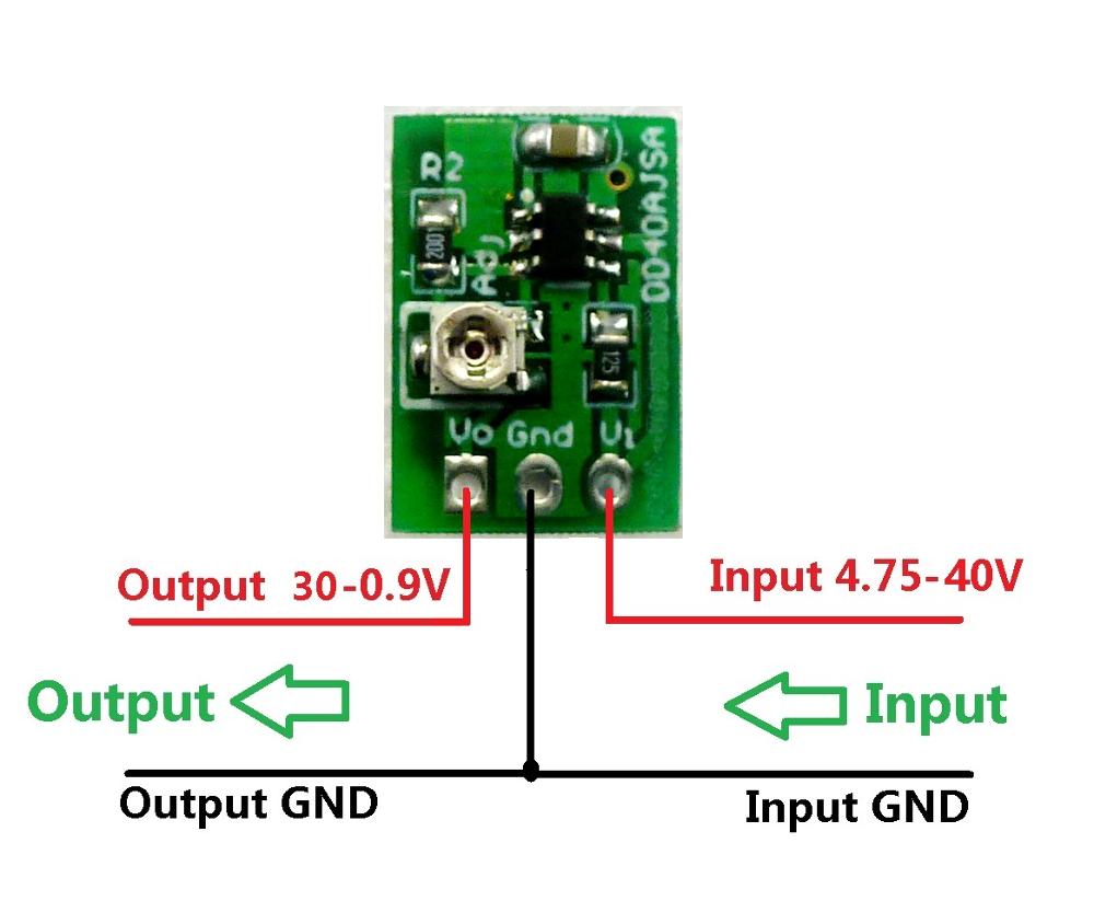 DD40AJSB 5W 미니 DC 스텝다운 컨버터 모듈  - Ams1117 Module 리뷰 및 가격