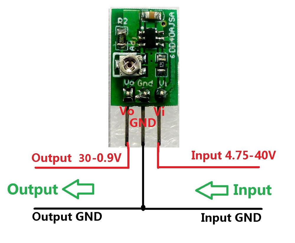 DD40AJSB 5W 미니 DC 스텝다운 컨버터 모듈  - Ams1117 Module 리뷰 및 가격