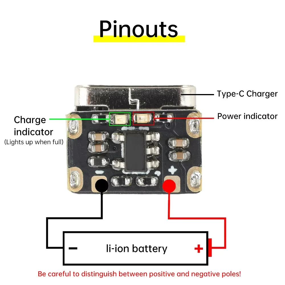 1-50PCS Type-C 18650 리튬 배터리 충전 - Li Ion Charger Module 리뷰 및 가격