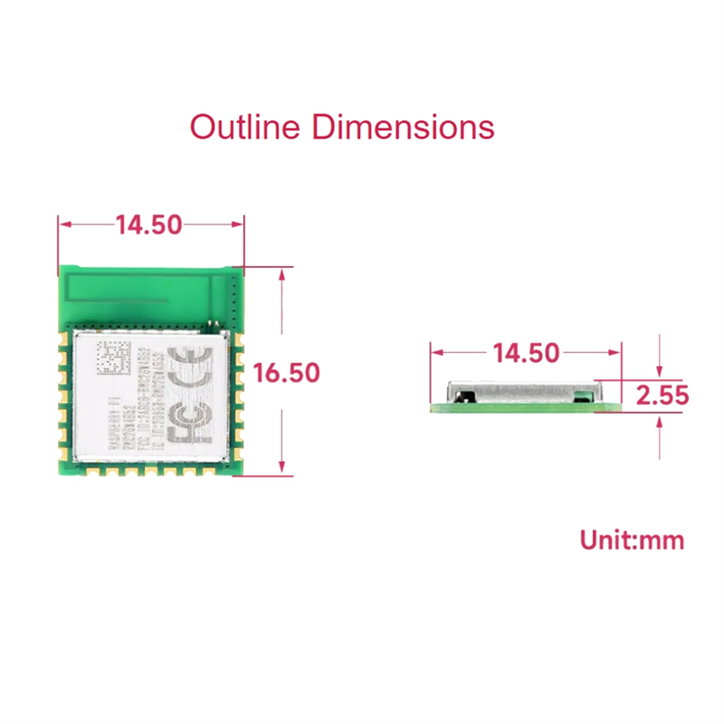 AA60-Raspberry Pi 라디오 모듈 2 Wif - Antenna 2.4Ghz 리뷰 및 가격