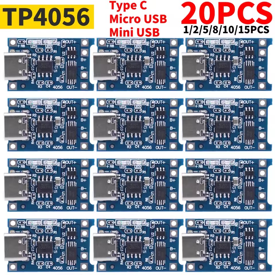 1-20PCS Type-c/마이크로/미니 USB 5V  - Tp4056 Module 리뷰 및 가격