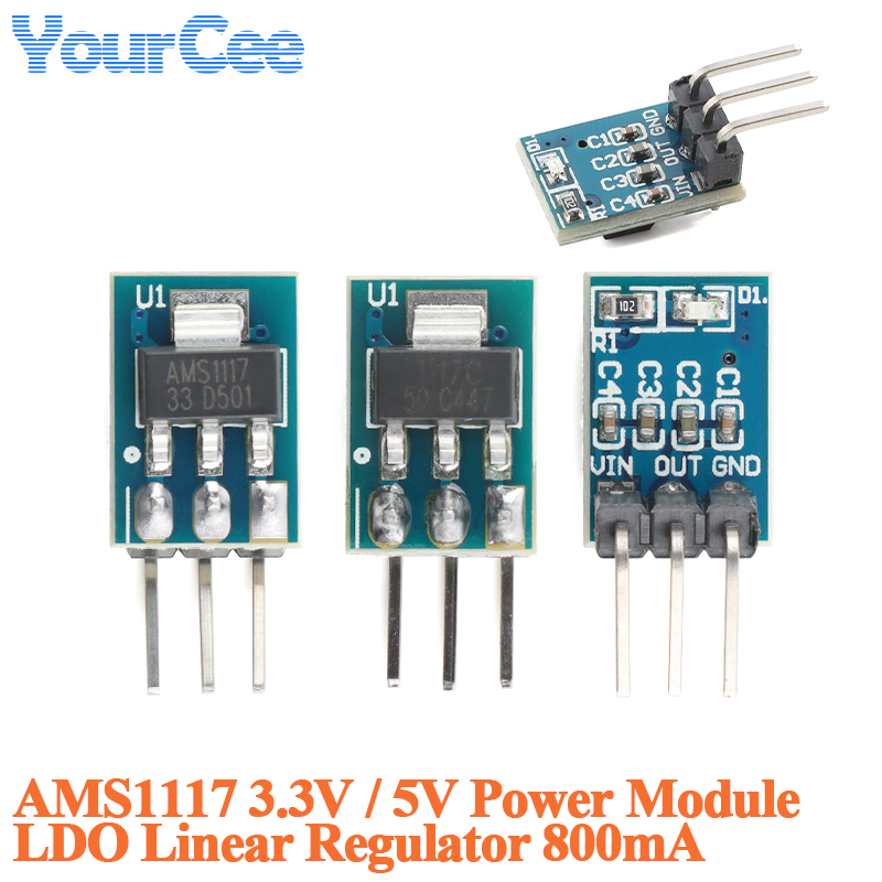 20pcs/1pc AMS1117 3.3V 5V 전원 공 - Ams1117 Module 리뷰 및 가격