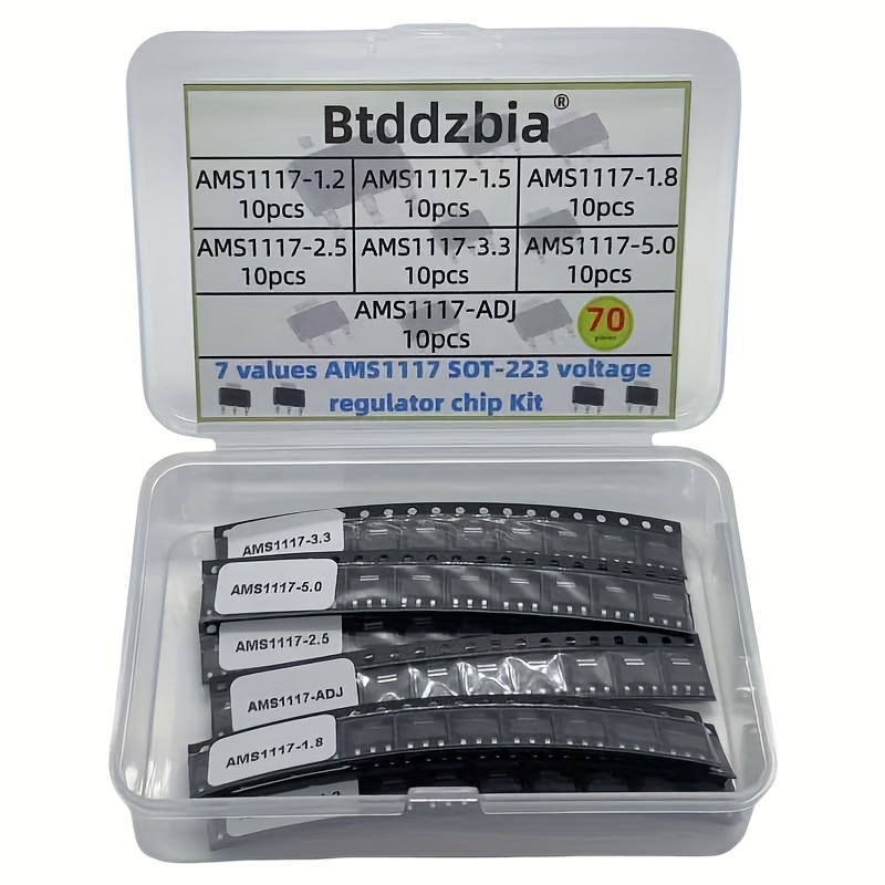 70pcs 키트 전압 조정기 키트 AMS1117 1.2 - Ams1117 Module 리뷰 및 가격