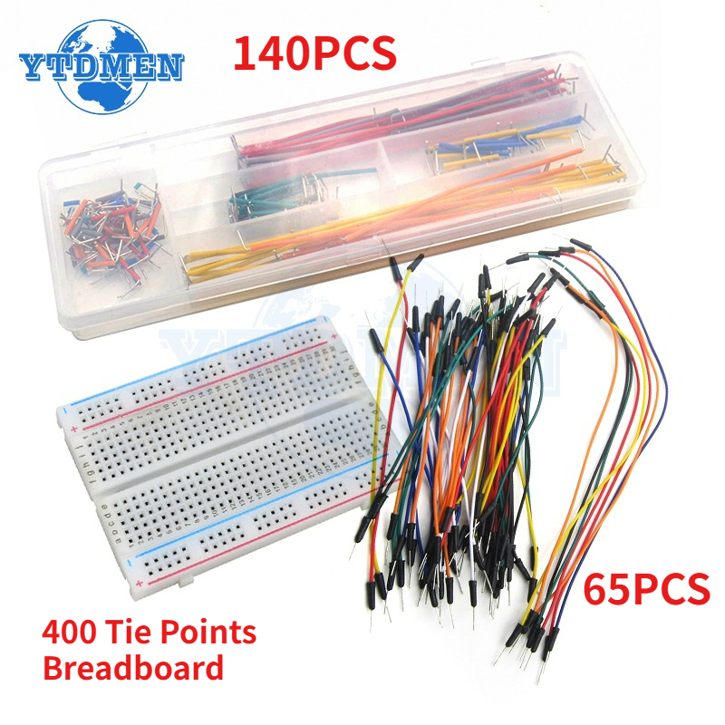 1/2 세트 브레드보드 점퍼 와이어 키트 400 타이  - Breadboard 400 Point 리뷰 및 가격