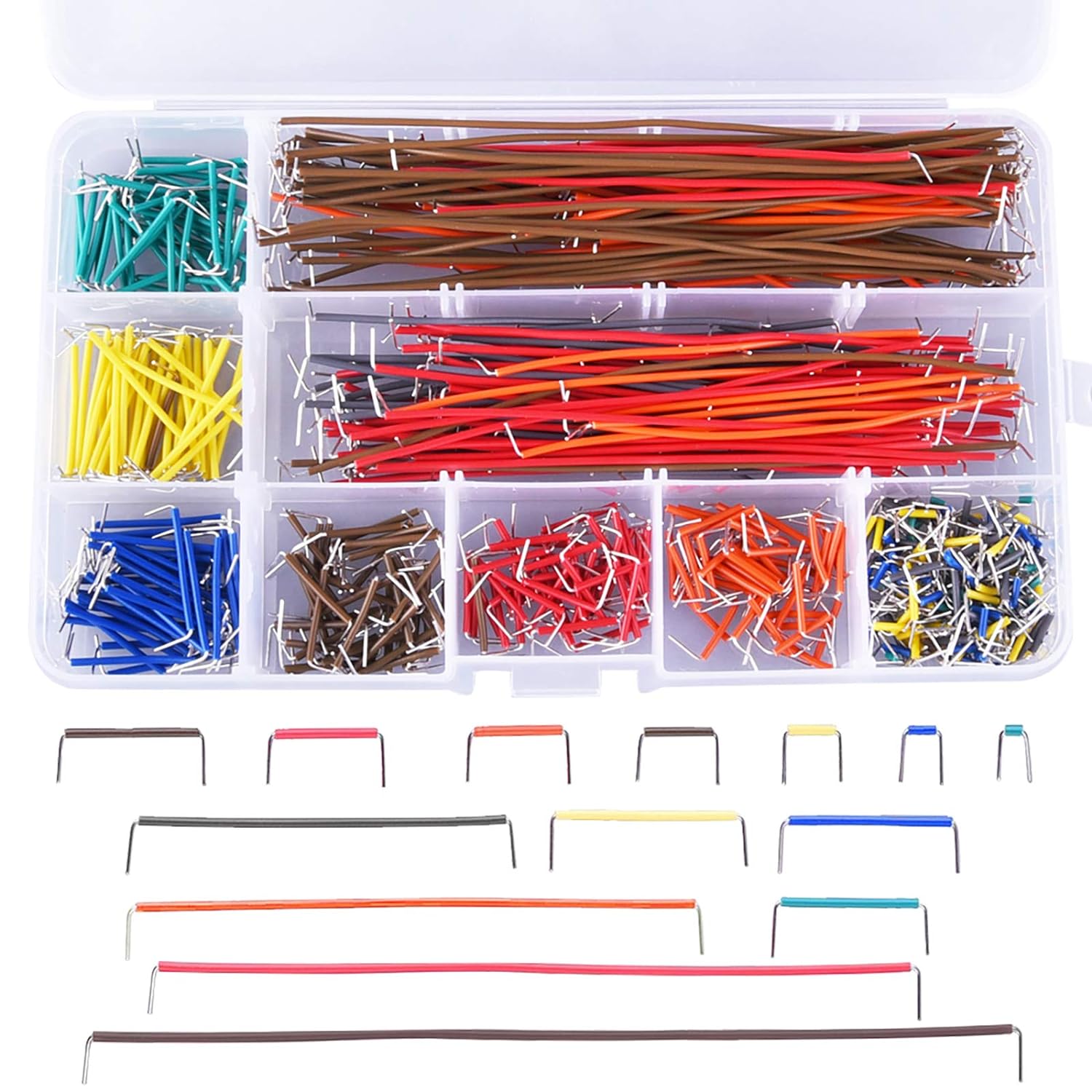 560 개 점퍼 와이어 키트, 14 길이 모듬 사전 성 - Breadboard 400 Point 리뷰 및 가격