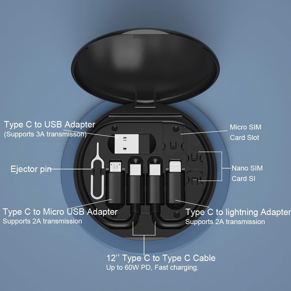 다기능 데이터 케이블 보관함, USB-C 및 마이크로  - Micro Usb Cable 리뷰 및 가격