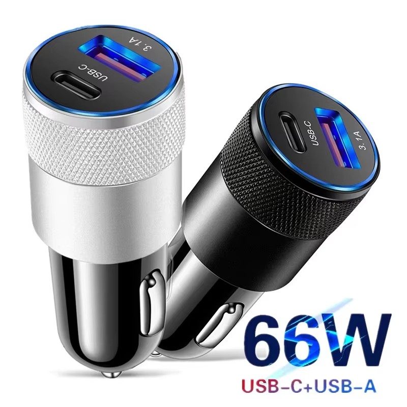 66W USB 차량용 충전기, Type-C 고속 충전, - Usb C Cable 리뷰 및 가격