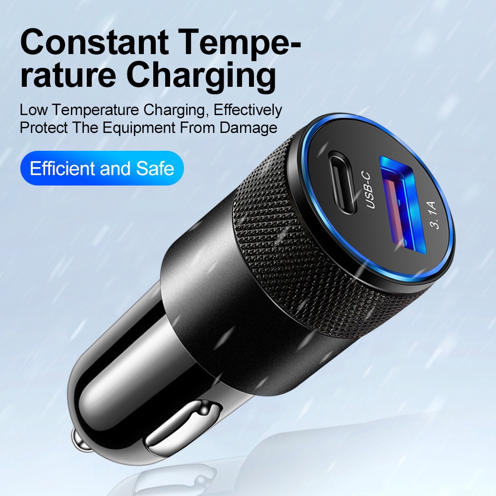66W USB 차량용 충전기, Type-C 고속 충전, - Usb C Cable 리뷰 및 가격
