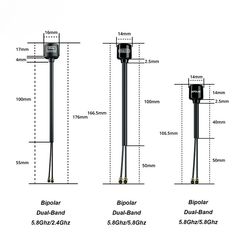 플라이우 듀얼 밴드 5.8GHz/2.4GHz UFL 안 - Antenna 2.4Ghz 리뷰 및 가격