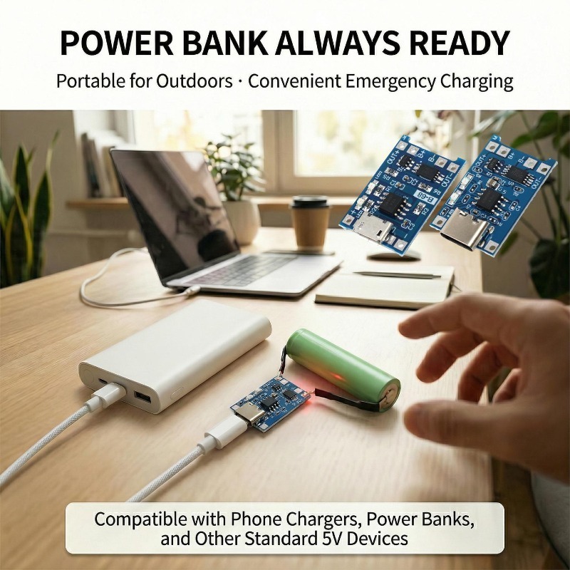 5V 3A 마이크로/타입-c/미니 18650 TP405 - Tp4056 Module 리뷰 및 가격