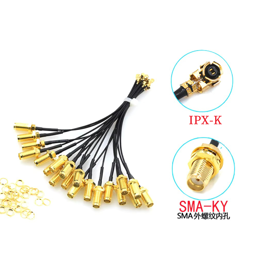 5Pcs RP-SMA 암-U.FL IPX RF 점퍼 케 - Ipex Connector 리뷰 및 가격