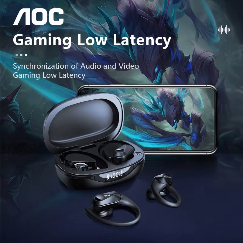 초이스 AOC 스포츠 헤드셋 무선 블루투스 6.0 이어 - Usb C Cable 리뷰 및 가격