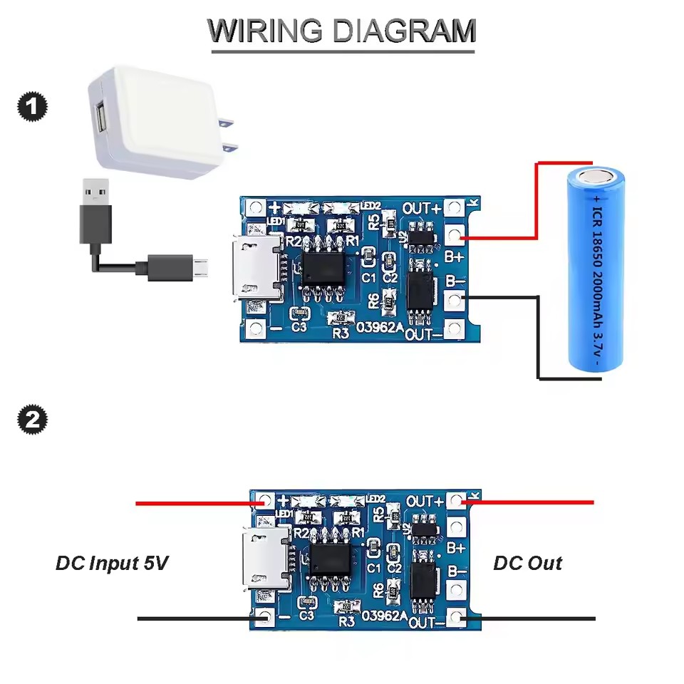 1-20Pcs Type-C/마이크로/미니 USB 5V  - Tp4056 Module 리뷰 및 가격