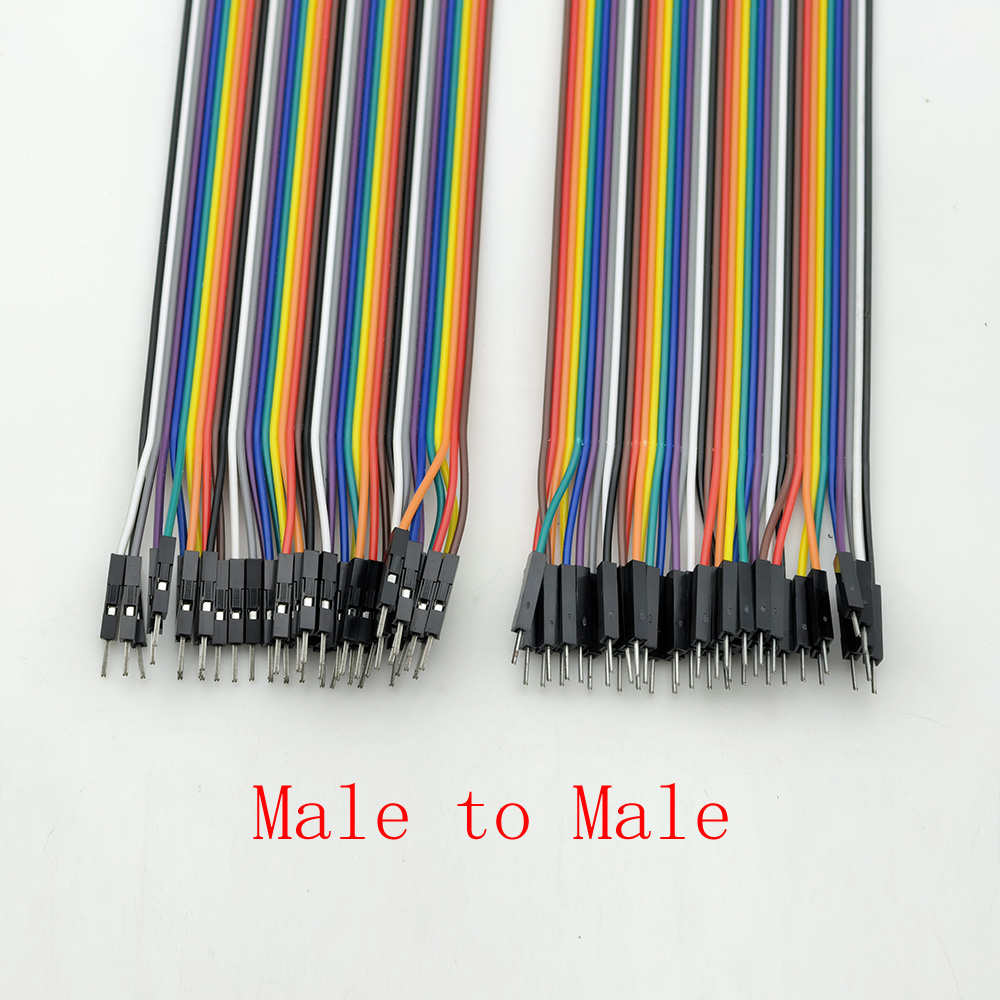 브레드보드 점퍼 와이어 40핀 수-수, 수-암, 암-암 - Jumper Wire Kit 리뷰 및 가격
