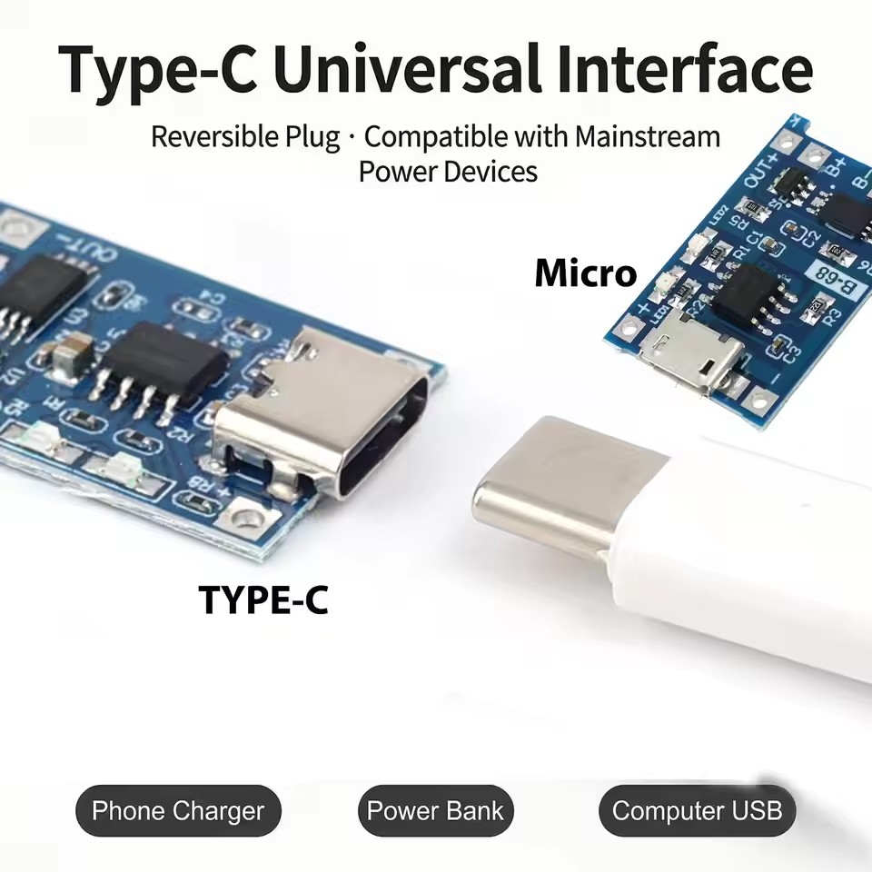 USB Type-C TP4056 충전 모듈, 5V 1A - Tp4056 Module 리뷰 및 가격