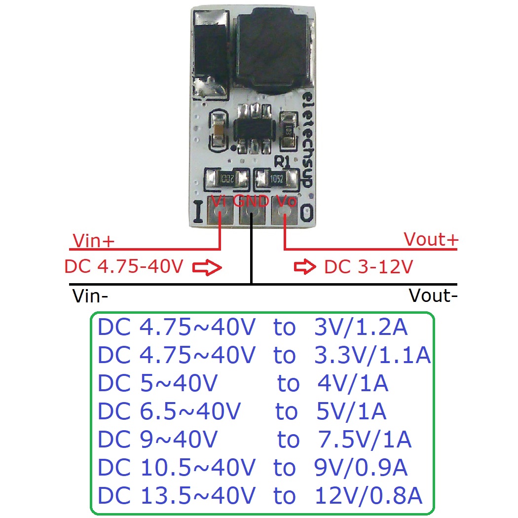 3개 미니 DC-DC 컨버터 벅 전압 레귤레이터 입력  - Ams1117 Module 리뷰 및 가격
