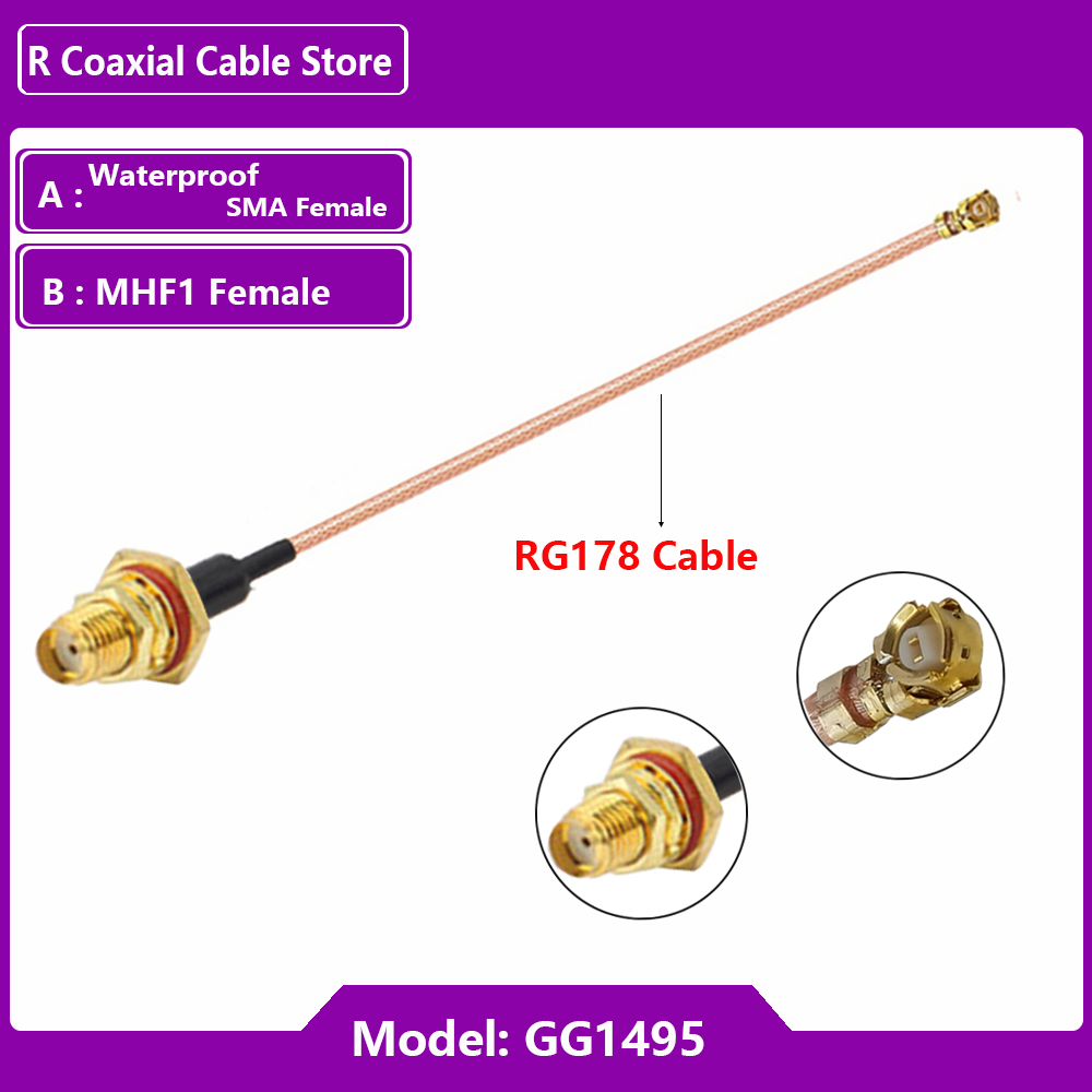 1PC UFL u.FL MHF 여성형- SMA 여성형  - Ipex Connector 리뷰 및 가격